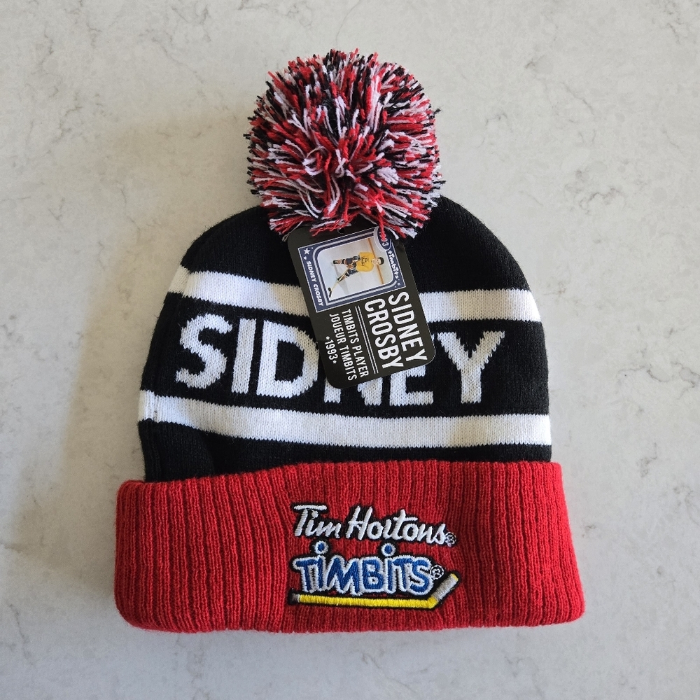 Vintage Sidney Crosby Tim Hortons Timbits Tuque Beanie
